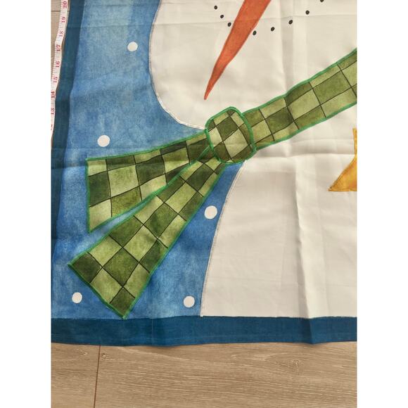 Vintage Outdoor Porch Flag Winter Holiday Christmas Frosty the Snowman JL - Picture 6 of 9
